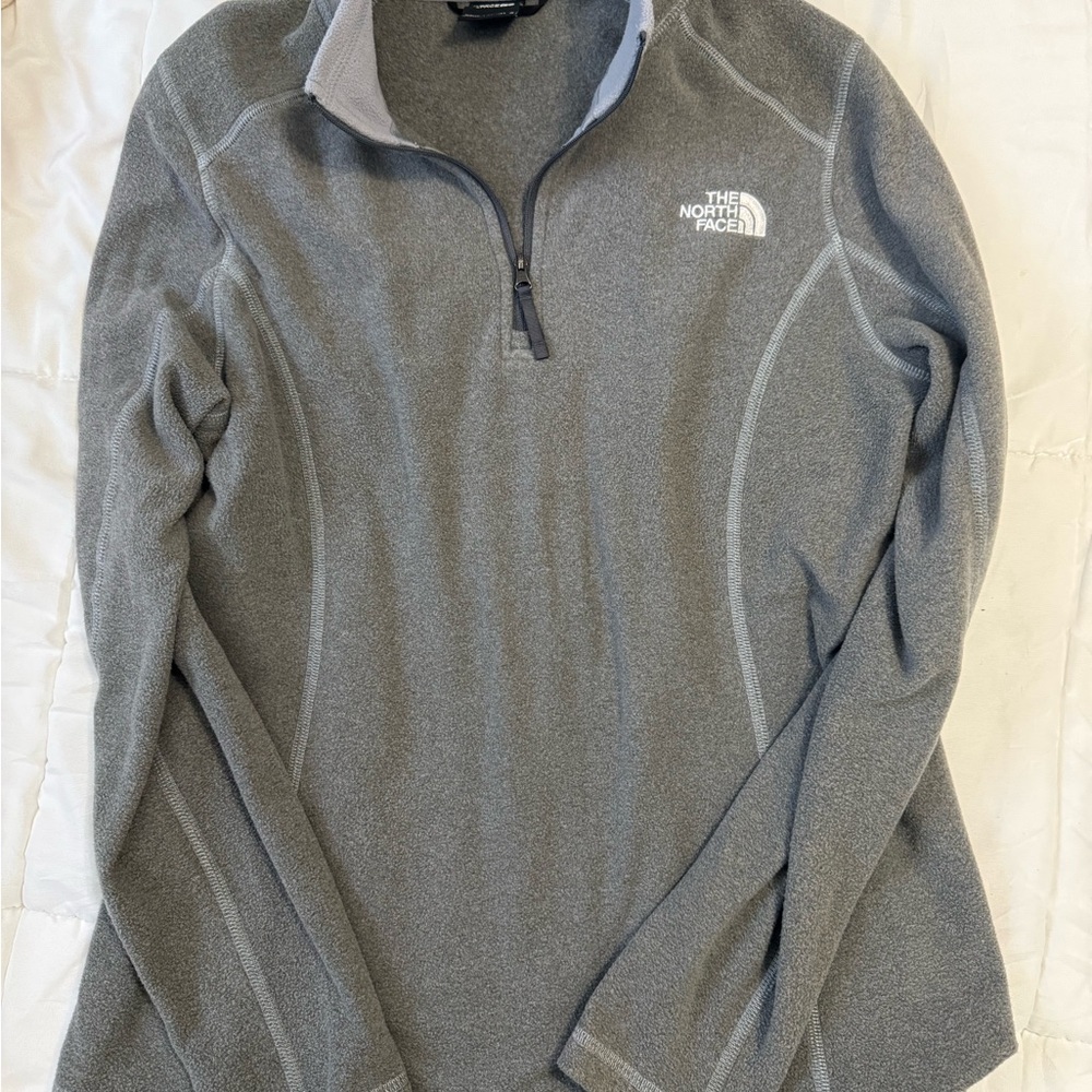 The North Face women’s Gray half zip Sweater